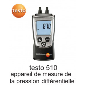 Testo 510 - Appareil de mesure de pression différentielle 