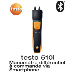 Testo 510 i - manomètre différentiel avec commande Smartphone