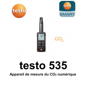 testo 535 - Appareil de mesure du CO2 numérique avec connexion à l’App