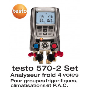Testo 570-2 - Manomètre froid électronique