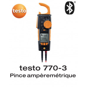 Testo 770-3 - Pince ampèremétrique TRMS avec Bluetooth