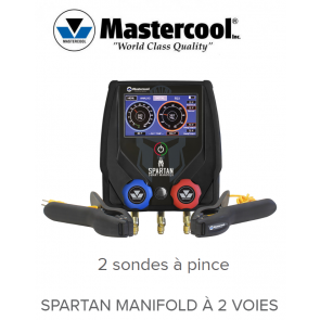 Spartan Manifold 2 voies avec 2 sondes à pince de Mastercool 