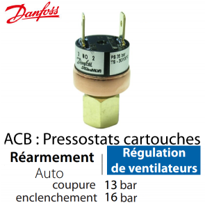 Pressostat Cartouche ACB-2UA305W - 061F8333 Danfoss 