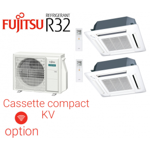 Fujitsu Bi-Split CASSETTES 600 X 600 AOEG18KBCA2 +  1 AUXG07KVLA + 1 AUXG09KVLA