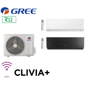 GREE Bi-split CLIVIA + FM 18 + 1 FM CLIVIA+ 9 blanc + 1 FM CLIVIA+ 9 gris