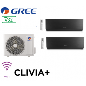 GREE Bi-split CLIVIA + FM 21 + 1 FM CLIVIA+ 9 gris + 1 FM CLIVIA+ 12 gris 