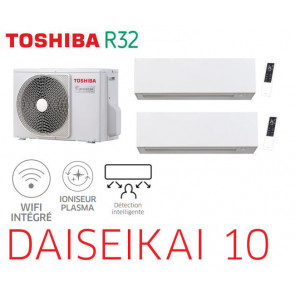 Toshiba Daiseikai 10 White Bi-Split RAS-2M18G3AVG-E + 2 RAS-B10S4KVPG-E