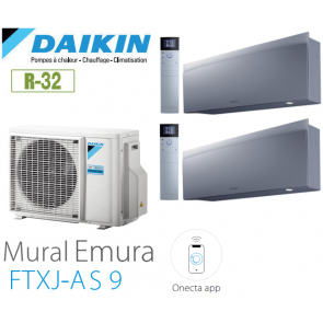 Daikin Emura Bisplit 3MXM52A8 + 1 FTXJ20AS9 + 1 FTXJ35AS9