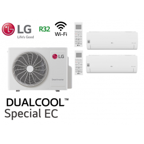 LG Bi-Split mural STANDARD MU4R25.U24A0 + 1 X MS07ET.NSA + 1 X EZ18CYN.CSK1