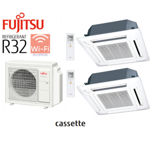 Fujitsu Bi-Split CASSETTES 600 X 600 AOY71M3-KB + 2 AUY35MI-KV