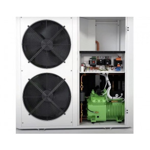 Groupe de condensation pr&ecirc;t &agrave; installer avec car&eacute;nage Bitzer LHL3E/2DES-2Y 40S