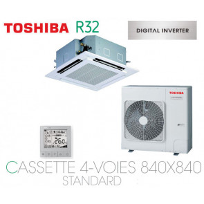 Toshiba Cassette 4-Voies 840X840 STANDARD DI RAV-RM1101UTP-E monophasé
