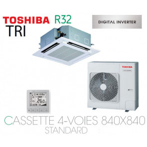 Toshiba Cassette 4-Voies 840X840 STANDARD DI RAV-RM1401UTP-E triphasé