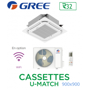 GREE Cassete U-MATCH 900x900 UM CST 24 R32