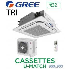 GREE Cassete U-MATCH 900x900 UM CST 42 3PH R32