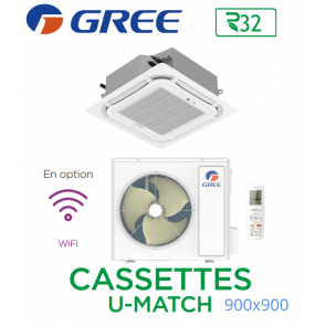 GREE Cassete U-MATCH 900x900 UM CST 42 R32