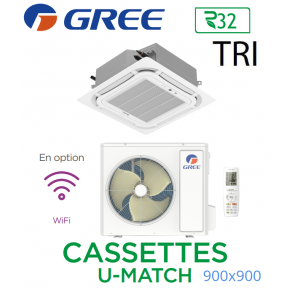 GREE Cassete U-MATCH 900x900 UM CST 36 3PH R32