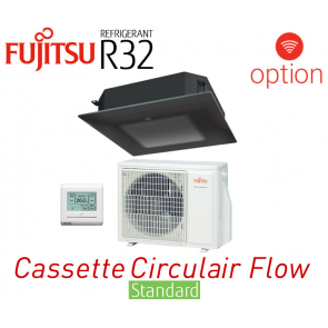 Fujitsu Cassette 3D AIRFLOW S&eacute;rie Standard AUXG54KRLB NOIR