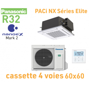Panasonic PACi NX Elite - Cassette 4 voies 60x60 Inverter+ KIT-60PY3ZH5