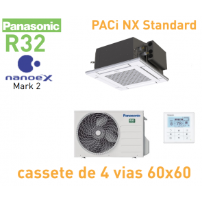 Panasonic PACi NX Standard - Cassette 4 voies 60x60 Inverter+ KIT-36PY3Z5 