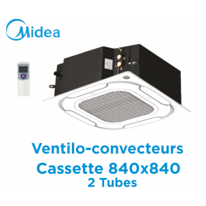 Ventilo-convecteur Cassette 840x840 2 Tubes MKA-V850R de Midea