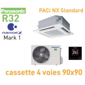 Panasonic PACi NX Standard - Cassette 4 voies 90x90 Inverter+ KIT-50PU3Z5