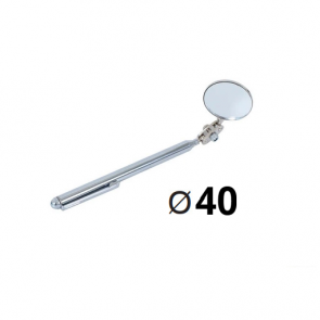 Mirroir d'inspection rond 40 mm