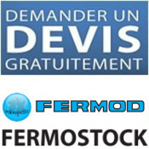Rayonnages à clayettes amovibles "Fermostock" de Fermod