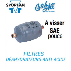 Filtre deshydrateur Sporlan C-082 - Raccordement 1/4 SAE