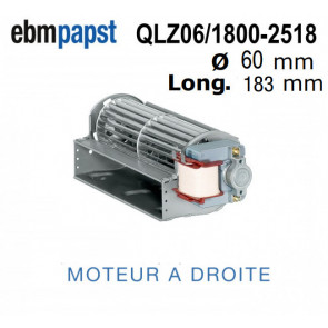Ventilateur Tangentiel QLZ06/1800-2518  de EBM-PAPST