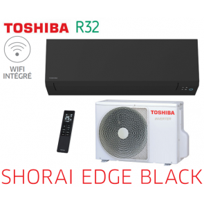 Toshiba Mural SHORAI EDGE BLACK RAS-B22G3KVSGB-E
