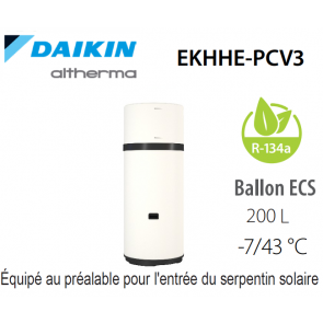 Pompe à chaleur Daikin Altherma M - EKHHE200PCV3 - avec Serpentin solaire