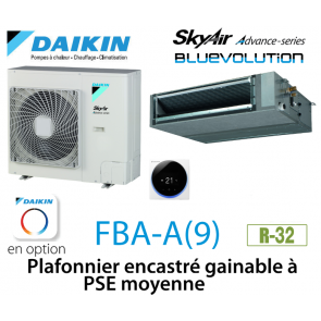 Daikin Plafonnier encastré gainable à PSE moyenne Advance FBA71A9