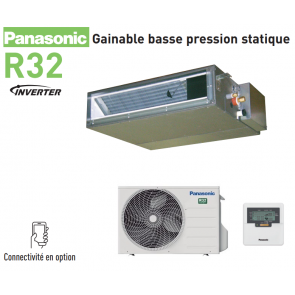Panasonic Gainable Inverter basse pression statique KIT-Z25-UD3 R32