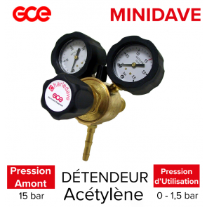 Détendeur Minidave Acétylène de GCE