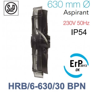 Ventilateur axial de roteur externe HRB/6-630/30 BPN de S&P