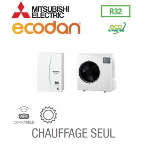 Ecodan 4 Eco Inverter CHAUFFAGE SEUL EHSD-VM2D + SUZ-SWM40VA