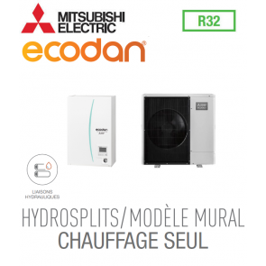 Ecodan CHAUFFAGE SEUL HYDROSPLIT MURAL R32 EHPX-VM2D + PUZ-WM85VAA