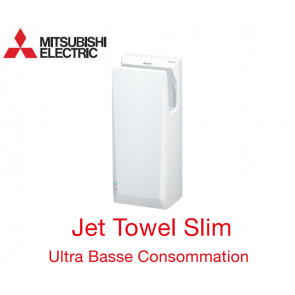 Sèche-mains Jet Towel Slim Blanc JT-SB216KSN2-W-NE - sans Chauffage de Mitsubishi