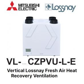 Ventilation verticale à récupération de chaleur VL-500CZPVU-L-E de Mitsubishi