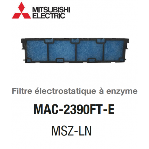 Filtre électrostatique à enzyme MAC-2390FT-E