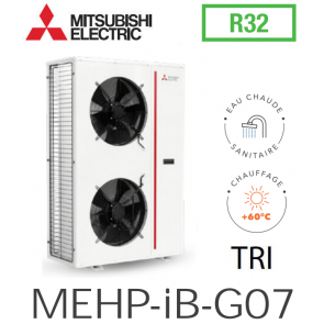  Pompe &agrave; chaleur r&eacute;versible air/eau monobloc MEHP-iB-G07 15Y de Mitsubishi