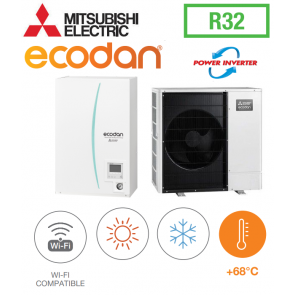 Ecodan REVERSIBLE SPLIT HYDROBOX POWER INVERTER ERSF-VM2E + PUZ-SWM120VAA 