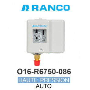 Pressostat simple automatique HP O16-R6750-086 Ranco 