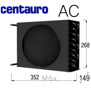 Condenseur &agrave; air AC 123/1.50 - OEM 410 - de Centauro