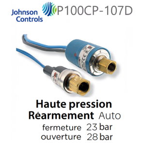Pressostat Cartouche P100CP-107D JOHNSON CONTROLS