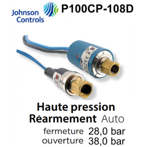 Pressostat Cartouche P100CP-108D JOHNSON CONTROLS