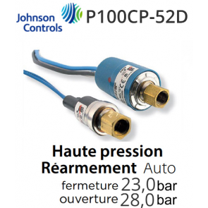 Pressostat Cartouche P100CP-52D JOHNSON CONTROLS