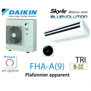 Daikin Plafonnier apparent Advance FHA100A triphasé 