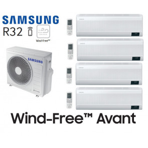 Samsung Wind-Free Avant Quadri-Split AJ080TXJ4KG + 3 AR07TXEAAWK + 1 AR12TXEAAWK